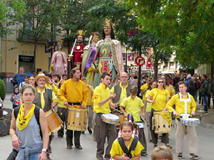 Fires 2018. 37a. Trobada de Gegants de Fires de Sant Narc&iacute;s. La cercavila