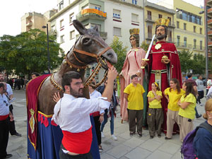Fires 2018. 37a. Trobada de Gegants de Fires de Sant Narc&iacute;s. La cercavila