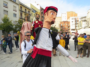 Fires 2018. 37a. Trobada de Gegants de Fires de Sant Narc&iacute;s. La cercavila