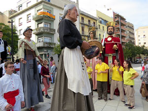 Fires 2018. 37a. Trobada de Gegants de Fires de Sant Narc&iacute;s. La cercavila