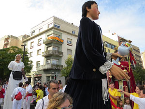Fires 2018. 37a. Trobada de Gegants de Fires de Sant Narc&iacute;s. La cercavila