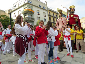 Fires 2018. 37a. Trobada de Gegants de Fires de Sant Narc&iacute;s. La cercavila
