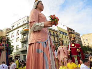 Fires 2018. 37a. Trobada de Gegants de Fires de Sant Narc&iacute;s. La cercavila