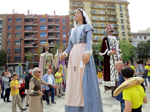 Fires 2018. 37a. Trobada de Gegants de Fires de Sant Narc&iacute;s. La cercavila