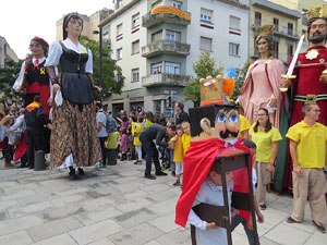 Fires 2018. 37a. Trobada de Gegants de Fires de Sant Narc&iacute;s. La cercavila