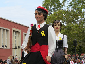 Fires 2018. 37a. Trobada de Gegants de Fires de Sant Narc&iacute;s. La cercavila