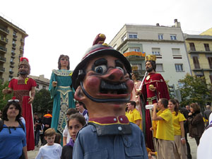 Fires 2018. 37a. Trobada de Gegants de Fires de Sant Narc&iacute;s. La cercavila