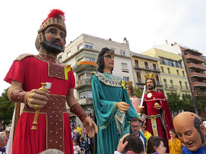 Fires 2018. 37a. Trobada de Gegants de Fires de Sant Narc&iacute;s. La cercavila