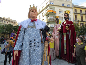 Fires 2018. 37a. Trobada de Gegants de Fires de Sant Narc&iacute;s. La cercavila