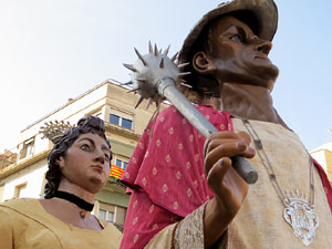Fires 2018. 37a. Trobada de Gegants de Fires de Sant Narc&iacute;s. La cercavila