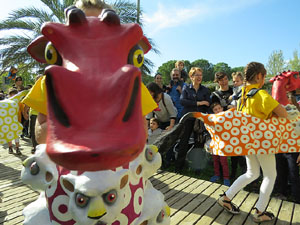 Fires 2018. 37a. Trobada de Gegants de Fires de Sant Narc&iacute;s. La cercavila