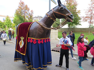 Fires 2018. 37a. Trobada de Gegants de Fires de Sant Narc&iacute;s. La cercavila