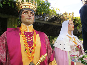 Fires 2018. 37a. Trobada de Gegants de Fires de Sant Narcís. La plantada