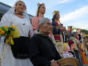 Fires 2018. 37a. Trobada de Gegants de Fires de Sant Narcís. La plantada