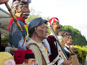 Fires 2018. 37a. Trobada de Gegants de Fires de Sant Narcís. La plantada