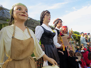 Fires 2018. 37a. Trobada de Gegants de Fires de Sant Narcís. La plantada