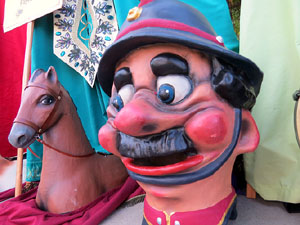 Fires 2018. 37a. Trobada de Gegants de Fires de Sant Narcís. La plantada