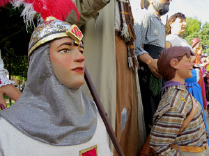 Fires 2018. 37a. Trobada de Gegants de Fires de Sant Narcís. La plantada
