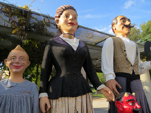 Fires 2018. 37a. Trobada de Gegants de Fires de Sant Narc&iacute;s. La plantada