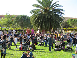 Fires 2018. 37a. Trobada de Gegants de Fires de Sant Narc&iacute;s. La plantada