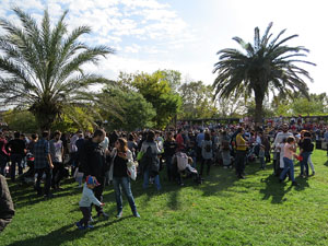 Fires 2018. 37a. Trobada de Gegants de Fires de Sant Narc&iacute;s. La plantada