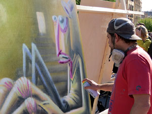 Fires 2018. Concurs d'Art Urb&agrave; 'Llu&iuml;ment' a la pla&ccedil;a Catalunya