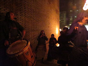 Fires 2018. Espectacle de foc i música Lluminàries de Fires, a càrrec de Taller de Magnèsia i Els Berros de la Cort
