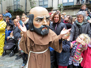 Fires 2018. Passejada amb els capgrossos de la ciutat i Fal&middot;lera Gironina