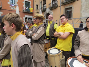 Fires 2018. Passejada amb els capgrossos de la ciutat i Fal&middot;lera Gironina
