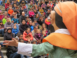 Fires 2018. Passejada amb els capgrossos de la ciutat i Fal&middot;lera Gironina