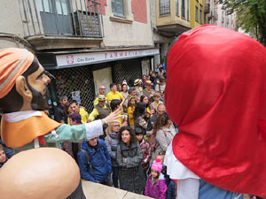 Fires 2018. Passejada amb els capgrossos de la ciutat i Fal&middot;lera Gironina