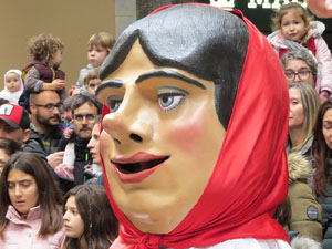 Fires 2018. Passejada amb els capgrossos de la ciutat i Fal&middot;lera Gironina