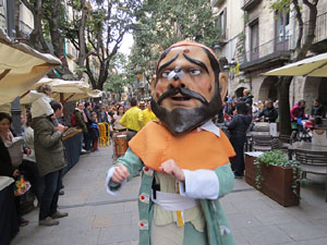 Fires 2018. Passejada amb els capgrossos de la ciutat i Fal&middot;lera Gironina