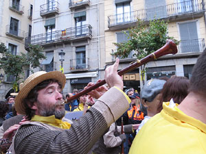 Fires 2018. Passejada amb els capgrossos de la ciutat i Fal&middot;lera Gironina