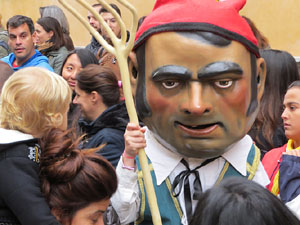 Fires 2018. Passejada amb els capgrossos de la ciutat i Fal&middot;lera Gironina