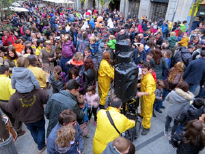 Fires 2018. Passejada amb els capgrossos de la ciutat i Fal&middot;lera Gironina