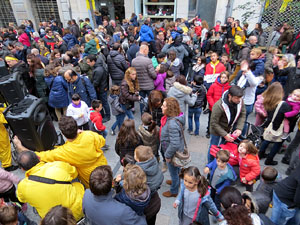 Fires 2018. Passejada amb els capgrossos de la ciutat i Fal&middot;lera Gironina