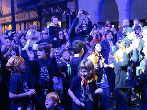 Fires 2018. Pregó de Fires. Entrada i ballades de capgrossos, gegants i faràndula a la plaça del Vi