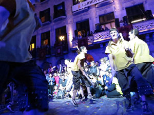 Fires 2018. Pregó de Fires. Entrada i ballades de capgrossos, gegants i faràndula a la plaça del Vi