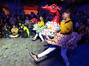 Fires 2018. Pregó de Fires. Entrada i ballades de capgrossos, gegants i faràndula a la plaça del Vi