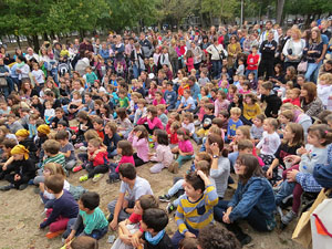 Fires 2018. Preg&oacute; de Fires. Les cercaviles de gegants i capgrossos fins la pla&ccedil;a del Vi