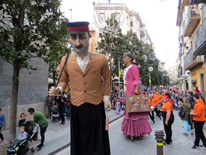 Fires 2018. Preg&oacute; de Fires. Les cercaviles de gegants i capgrossos fins la pla&ccedil;a del Vi