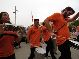 Fires 2018. Preg&oacute; de Fires. Les cercaviles de gegants i capgrossos fins la pla&ccedil;a del Vi