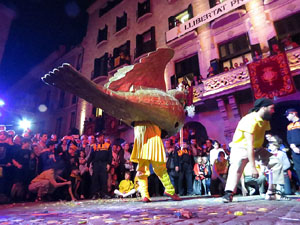 Fires 2018. Pregó de Fires. Balls de l'Àliga i els gegants de la ciutat