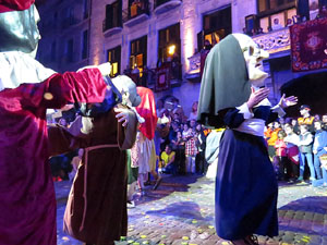 Fires 2018. Pregó de Fires. Balls de l'Àliga i els gegants de la ciutat