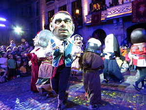 Fires 2018. Pregó de Fires. Balls de l'Àliga i els gegants de la ciutat