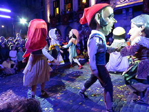 Fires 2018. Pregó de Fires. Balls de l'Àliga i els gegants de la ciutat