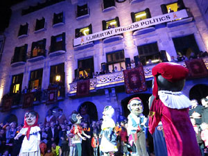 Fires 2018. Pregó de Fires. Balls de l'Àliga i els gegants de la ciutat