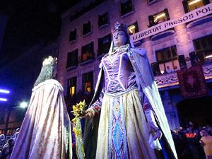 Fires 2018. Pregó de Fires. Balls de l'Àliga i els gegants de la ciutat