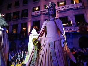 Fires 2018. Pregó de Fires. Balls de l'Àliga i els gegants de la ciutat